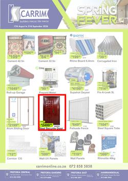 K Carrim Builders Mecca : Spring Fever (17 August - 21 September 2026), page 1