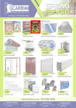 K Carrim Builders Mecca : Spring Fever (17 August - 21 September 2026), page 1