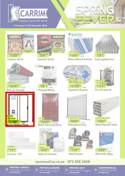 K Carrim Builders Mecca : Spring Fever (17 August - 21 September 2026), page 1