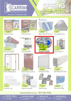 K Carrim Builders Mecca : Spring Fever (17 August - 21 September 2026), page 1