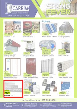K Carrim Builders Mecca : Spring Fever (17 August - 21 September 2026), page 1