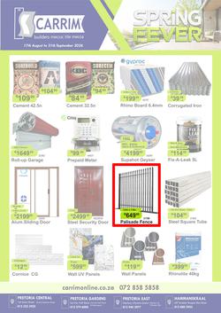 K Carrim Builders Mecca : Spring Fever (17 August - 21 September 2026), page 1