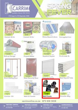 K Carrim Builders Mecca : Spring Fever (17 August - 21 September 2026), page 1