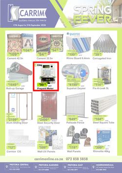 K Carrim Builders Mecca : Spring Fever (17 August - 21 September 2026), page 1