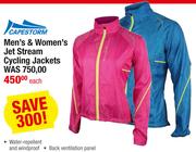 Capestorm Men's & Women's Jet Stream Cycling Jackets-Each