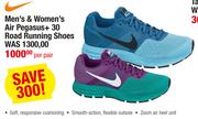 Nike Men's & Women's Air Pegasus+ 30 Road Running Shoes-Per Pair