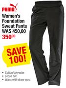 Puma Women's Foundation Sweat Pants