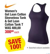 Women's Get Lean Cotton Sleeveless Tank & Get Lean Cotton Tank T