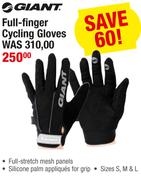 Giant Full-Finger Cycling Gloves