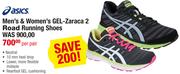 Asics Men's & Women's Gel-Zaraca 2 Road Running Shoes-Per Pair