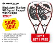 Dunlop Blackstorm Titanium 510 Squash Racquet