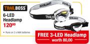 Trailboss 6-LED Headlamp