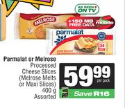 Parmalat Or Melrose Processed Cheese Slices-400g