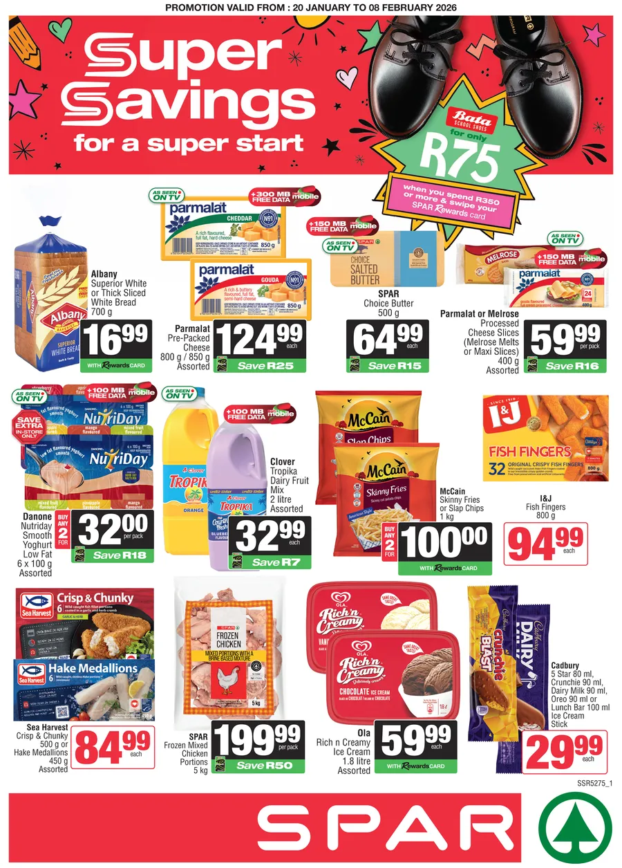 SPAR Inland : Super Savings (20 January - 08 February 2026)