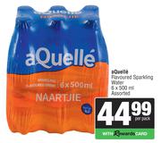 Aquelle Flavoured Sparkling Water Assorted-6 x 500ml Per Pack