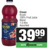 Clover Krush 100% Fruit Juice Blend Assorted-1.5Ltr Each