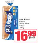 Blue Ribbon Classic White Sliced Bread-700g Per Loaf