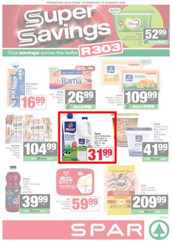 SPAR Inland : Super Savings (23 February - 08 March 2026), page 1