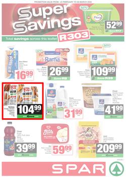 SPAR Inland : Super Savings (23 February - 08 March 2026), page 1
