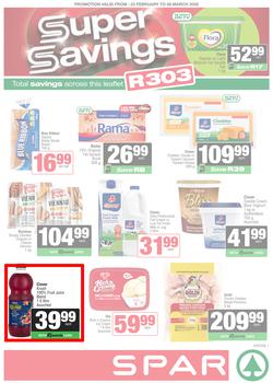 SPAR Inland : Super Savings (23 February - 08 March 2026), page 1