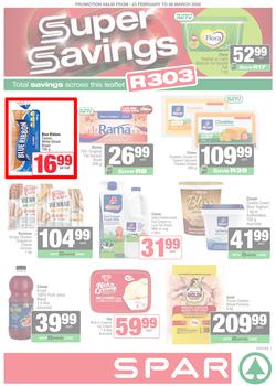 SPAR Inland : Super Savings (23 February - 08 March 2026), page 1