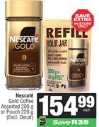 Nescafe Gold Coffee Assorted 200g Or Pouch 220g-Each