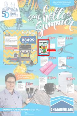 Chamberlains : Say Hello To Summer (19 Oct - 4 Nov 2018), page 1