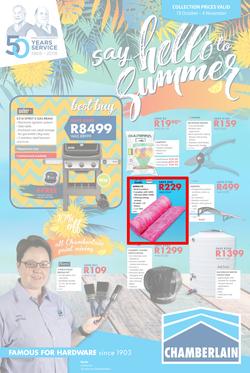 Chamberlains : Say Hello To Summer (19 Oct - 4 Nov 2018), page 1