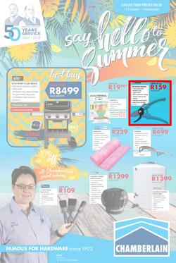 Chamberlains : Say Hello To Summer (19 Oct - 4 Nov 2018), page 1