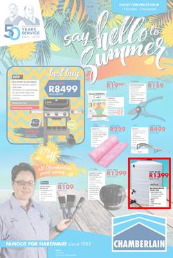 Chamberlains : Say Hello To Summer (19 Oct - 4 Nov 2018), page 1