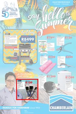 Chamberlains : Say Hello To Summer (19 Oct - 4 Nov 2018), page 1