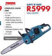 Makita 2X18V Cordless Chain Saw