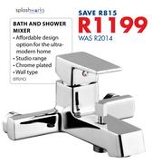 Splashworks Bath And Shower Mixer