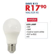 Eurolux 6W LED Lamp A60