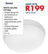 Bright Star 24W White Ceiling Fitting CF017LG