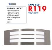 Bright Star 11W Grid Wall Light L047