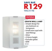 Eurolux 60W Grafik Wall Lamp W167