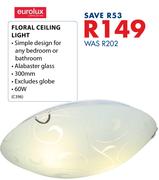 Eurolux 60W Floral Ceiling Light C396