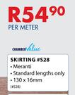 Chamber Value Skirting #S28 Meranti-130 x 16mm Per M