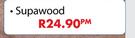 Chamber Value Skirting #S28 Supawood-130 x 16mm Per M