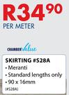 Chamber Value Skirting #S28A Meranti-90 x 16mm Per M