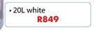 Dulux Acrylic PVA White-20Ltr