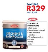 Plascon Kitchens & Bathrooms-2.5Ltr
