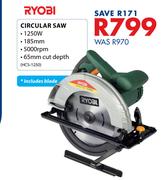 Ryobi Circular Saw HCS-1250