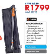 Groz Torque Wrench