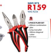 3 Piece Plier Set