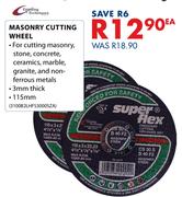 Grinding Techniques Masonry Cutting Wheel-Each