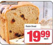 Raisin Bread-Each