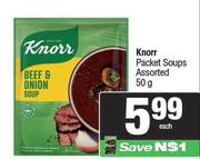 Knorr Packet Soups Assorted-50g