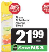 Airoma Air Freshener Assorted-210ml